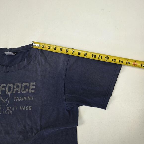 Vintage Air Force Shirt Mens Large Soffe Physical Training Ali Al Salem 90s Tee - Picture 8 of 12